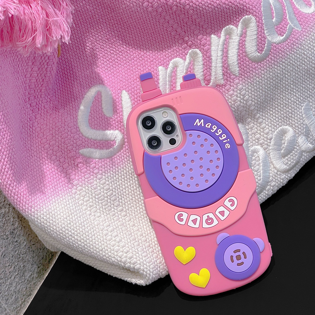 Ốp Điện Thoại Silicon Mềm Chống Sốc Họa Tiết Hoạt Hình Cho iPhone 13 12 11 Pro Max X XS XR