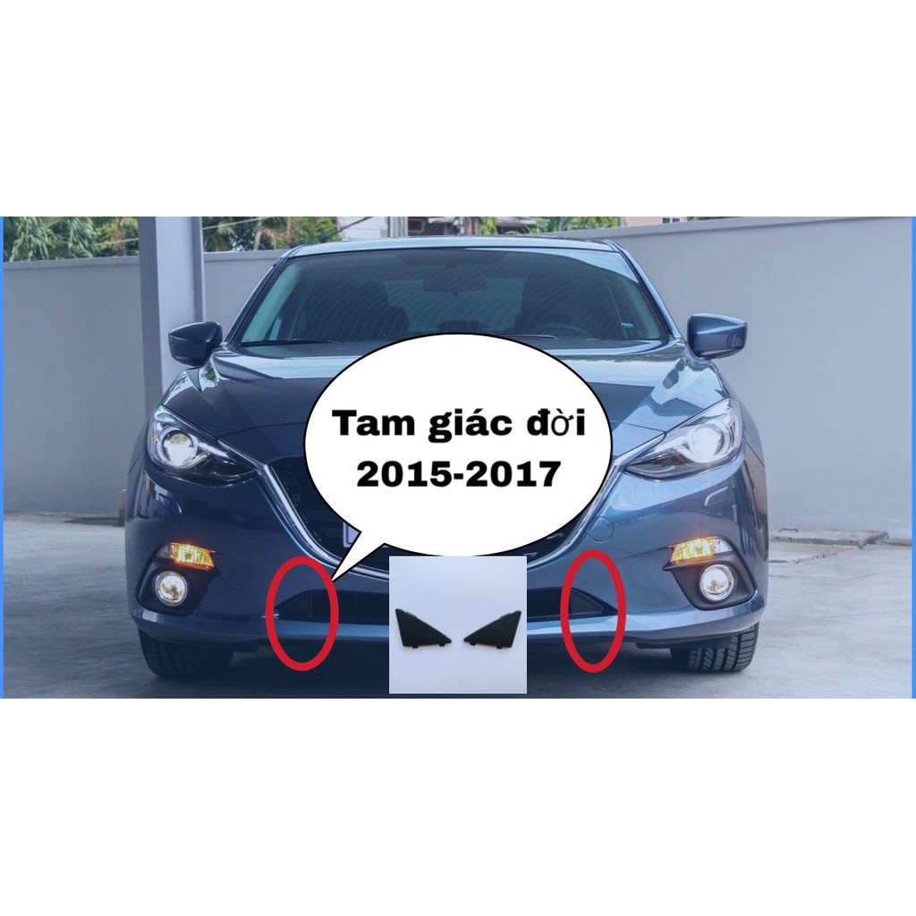 Mazda 3 nhựa tam giác phía trước, nắp đậy tròn phía sau (Giá cho 1 đôi) | BigBuy360 - bigbuy360.vn