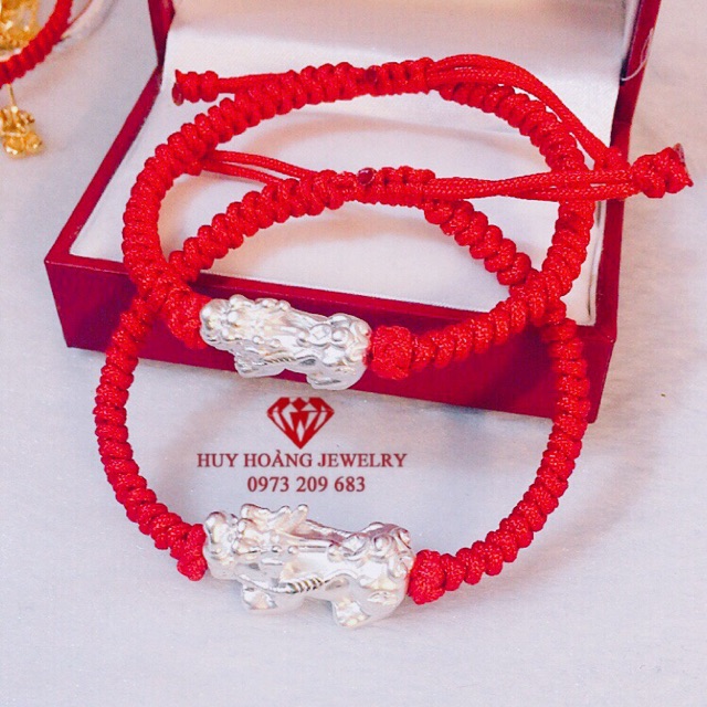 Lắc tay tỳ hưu Bạc