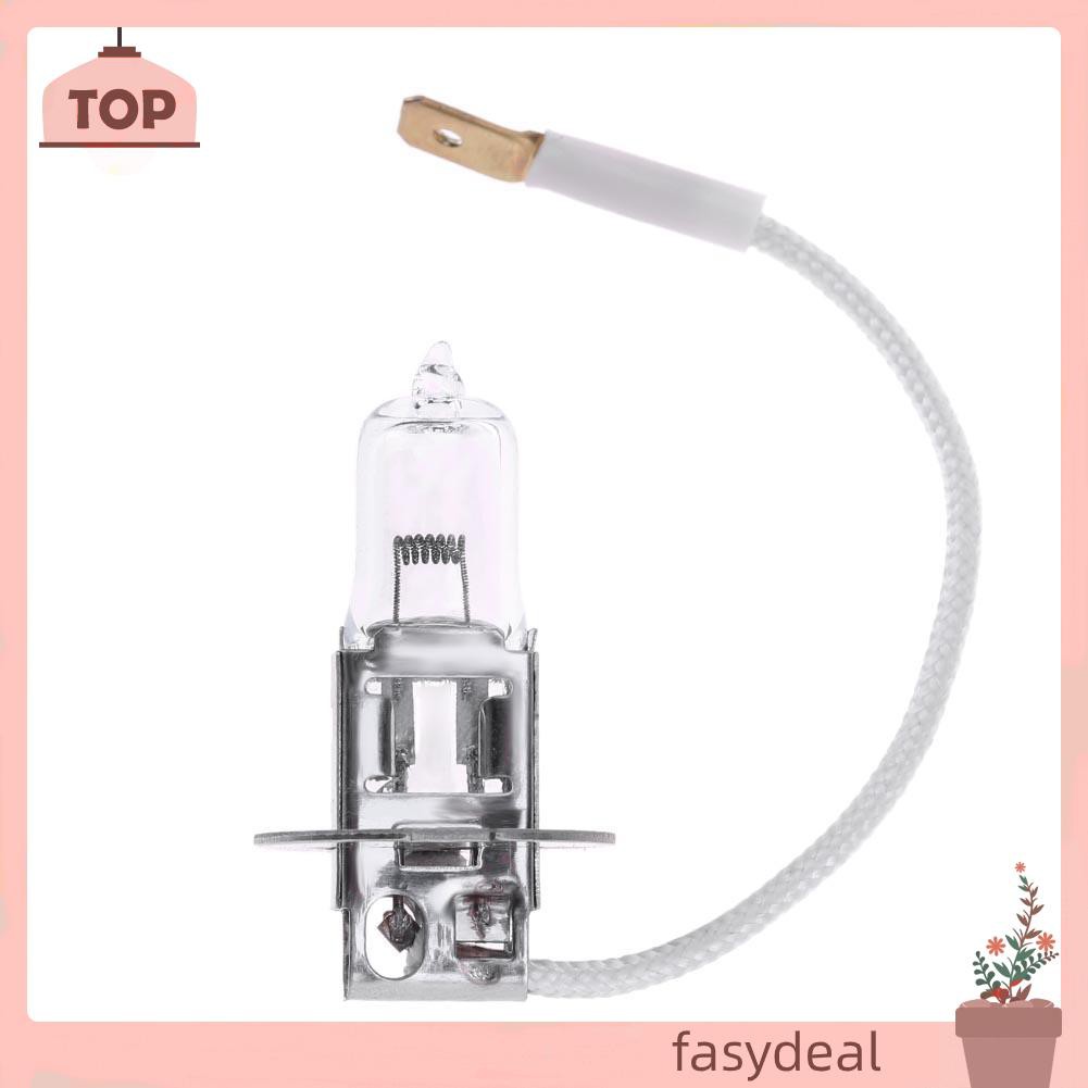 (Fas) 1 Bóng Đèn Halogen H3 24v 55w 3000k Ánh Sáng Trắng