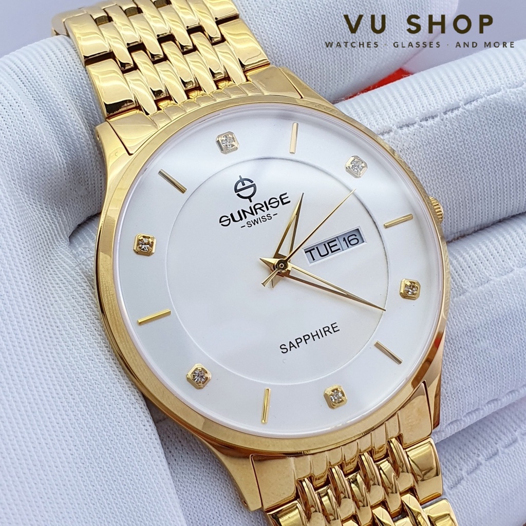 Đồng hồ nữ SUNRISE 2109SB - Chính hãng, kính Sapphire