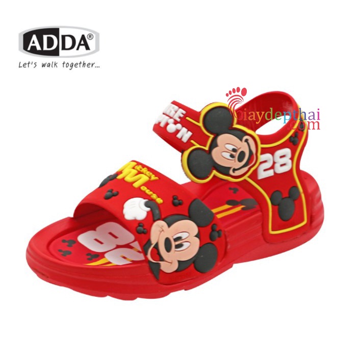 Giày sandal quai hậu Thái Lan Bé Trai Bé Gái chuột mickey Adda 32E13