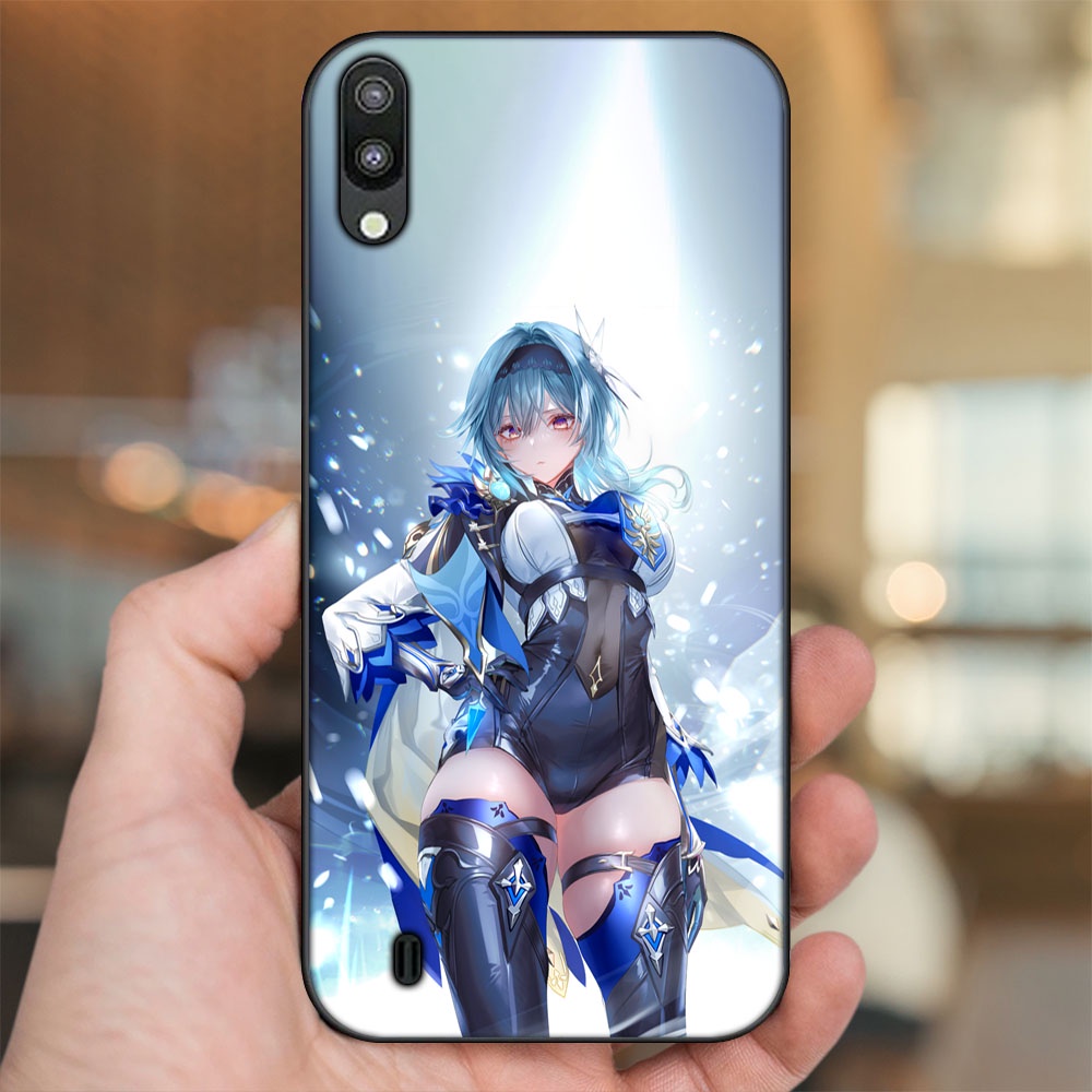 Ốp lưng Samsung M10 viền đen in hình Eula Genshin Impact