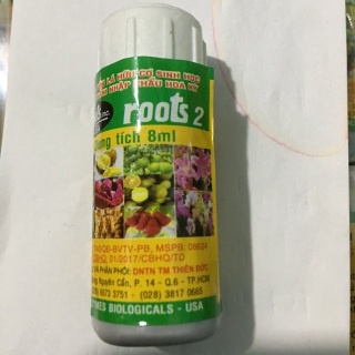 Phân bón kích rễ Root roots 2 của Mỹ SET 2 ống x 8ml ROOTS2 shopVTNN