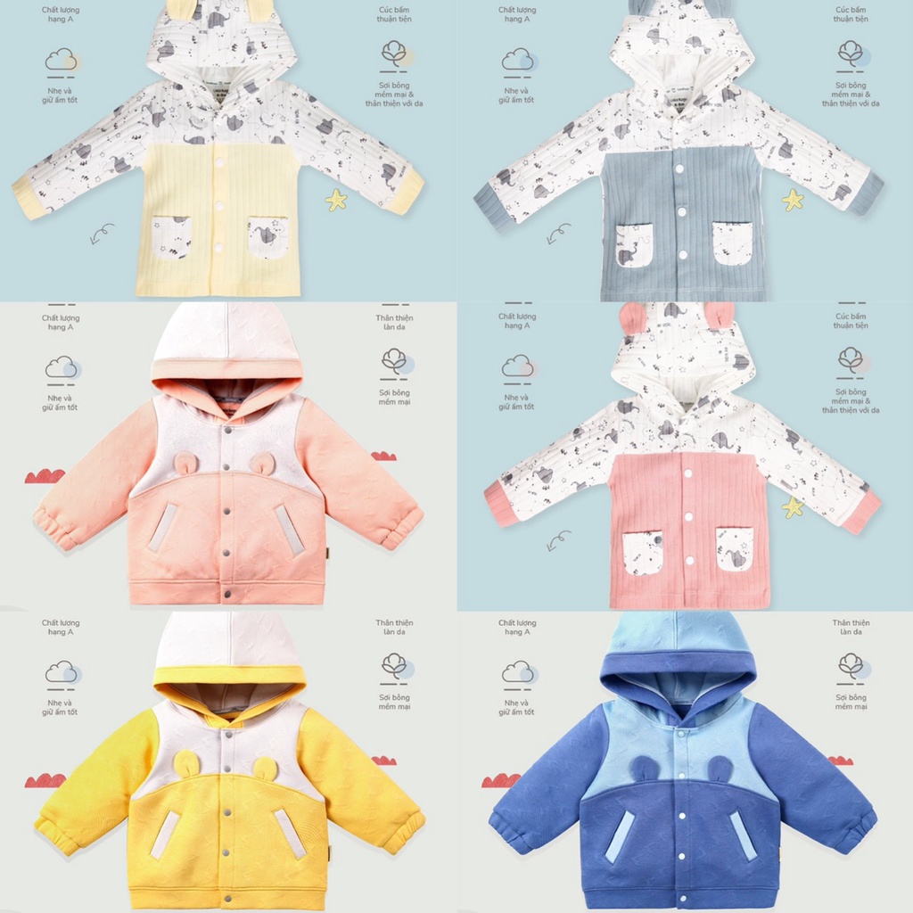 Áo khoác trần bông uala rogo