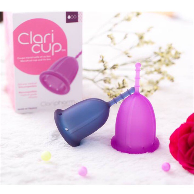 Cốc nguyệt san Claricup chính hãng- Nhập khẩu Pháp cho ngày đèn đỏ thoải mái tự tin tỏa sáng