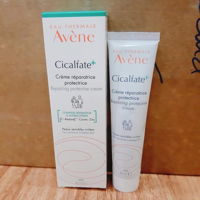 ( MẪU MỚI) Kem làm lành sẹo, phục hồi da Avene Cicalfate Restorative Skin Cream 40m