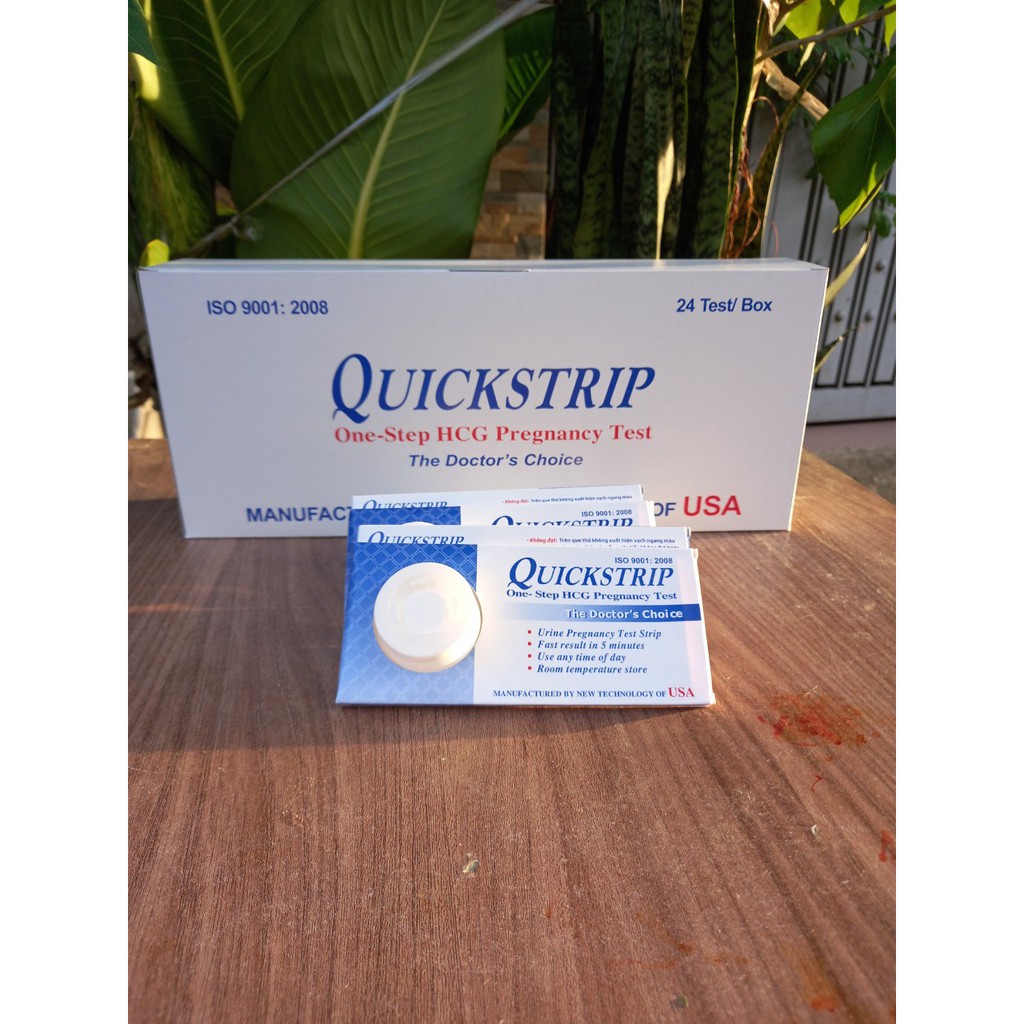 Que Thử Thai Quickstrip Combo 6 Que - Phát Hiện Thai Sớm