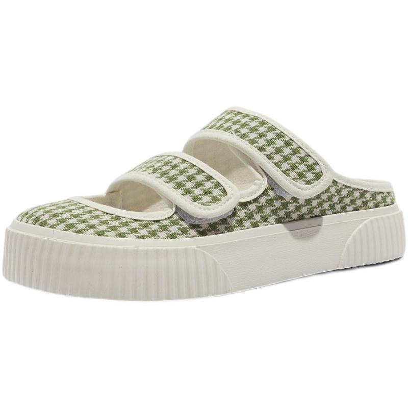 Giày Lười Bằng Vải Canvas Thời Trang Mùa Hè Dành Cho Nữ