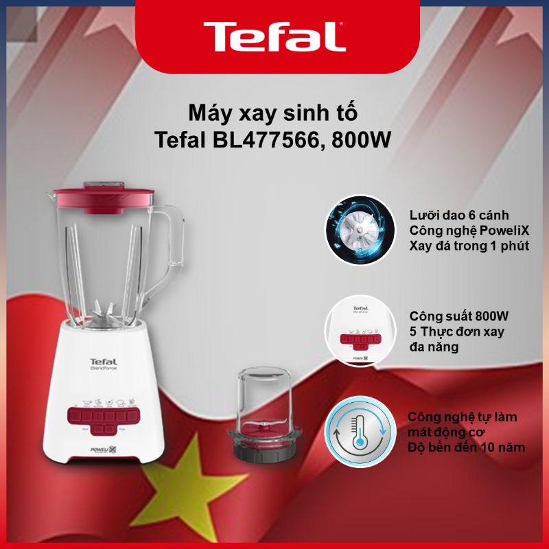 Máy xay sinh tố Tefal Blendforce BL477566