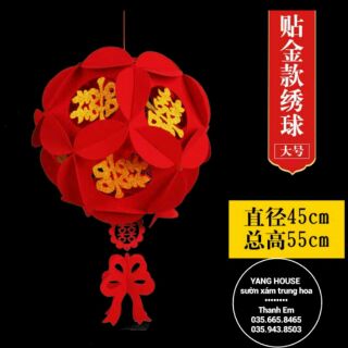 Lồng Đèn Treo Trần Nhà Đám Cưới