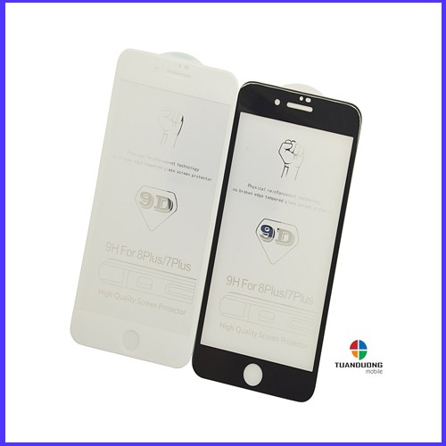 Kính Cường lực 9D Full màn Cho Iphone 6/7/8/X Siêu Hót - Siêu Cứng Bền