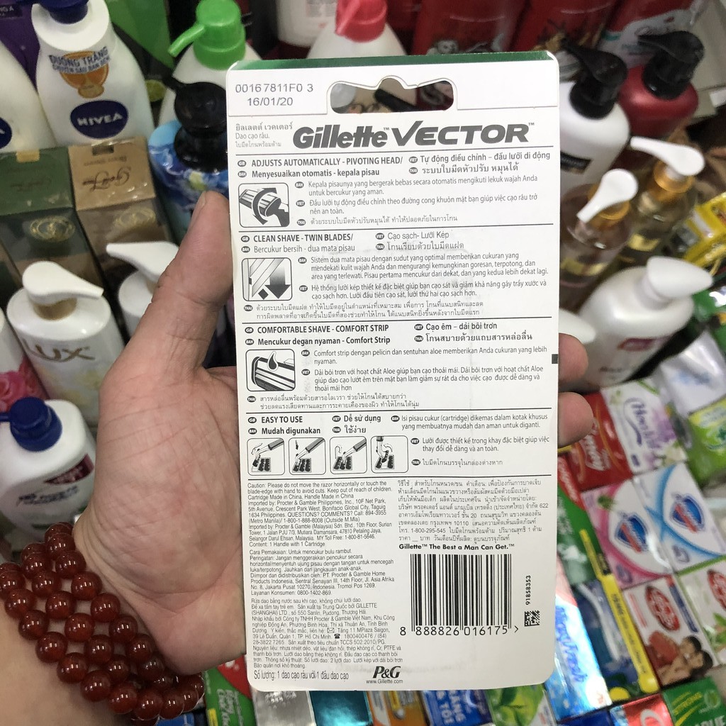 Dao cạo râu gillette vector