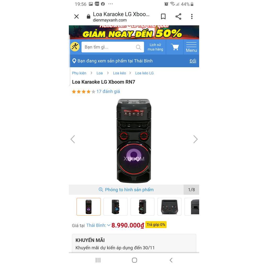 Loa Karaoke LG Xboom RN5 300w - RN7 500W chính hãng