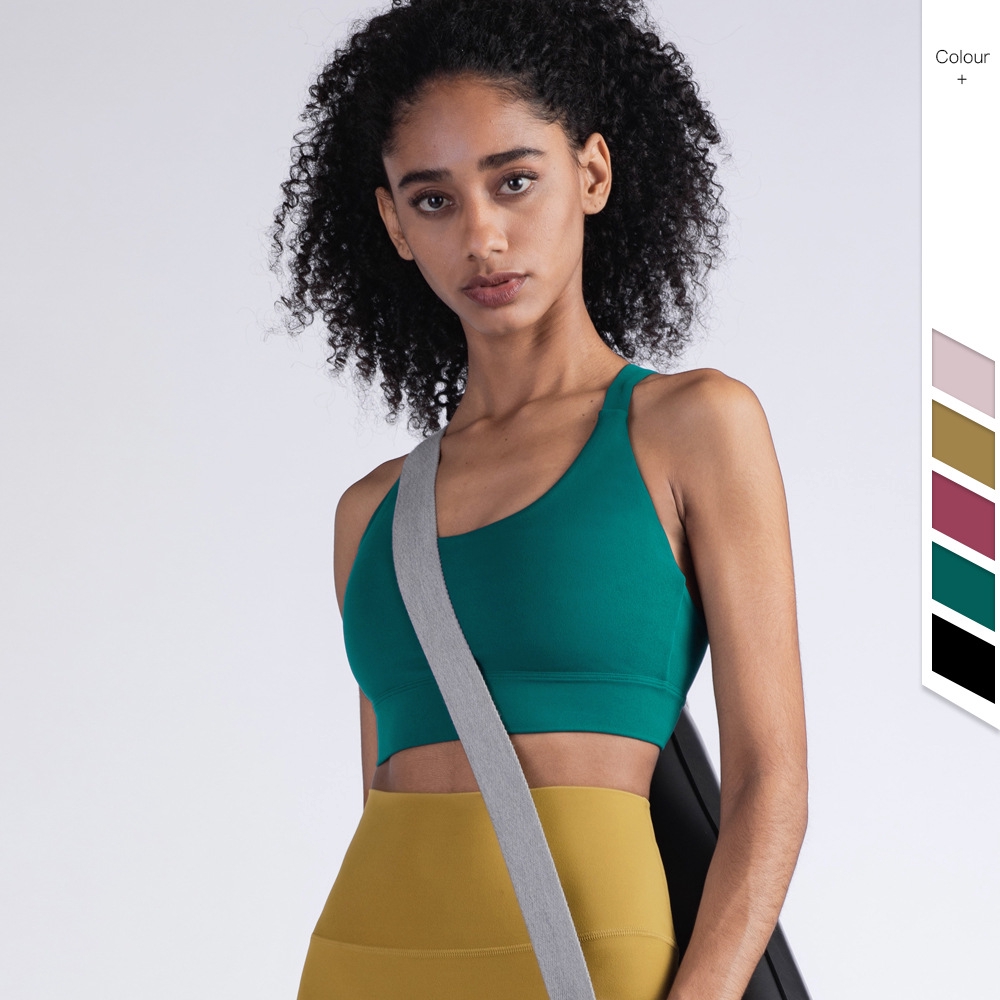 Bra Thể Thao Thiết Kế Dây Đan Chéo Lưng Quyến Rũ