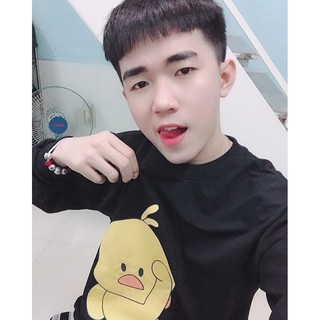 Áo thun tay dài con vịt vàng