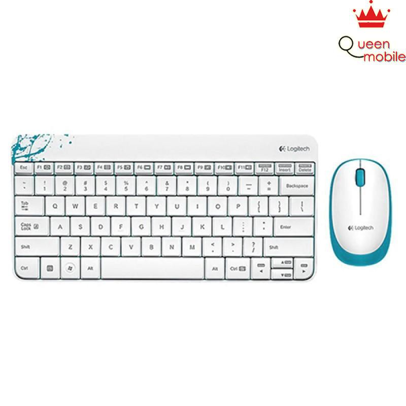 Bộ bàn phím và chuột không dây Logitech MK240 Trắng