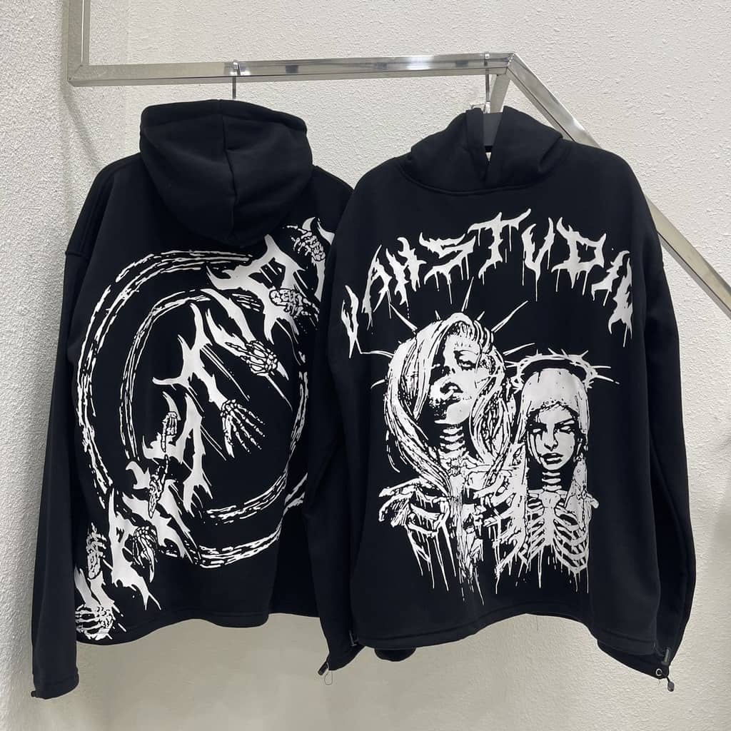 Áo Hoodie Queen Devil Vah Studio CO ẢNH THẬT SHOP CHỤP KÈM