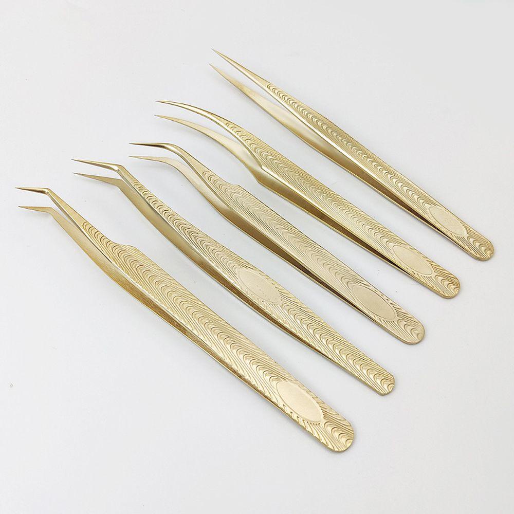 USNOW Nhíp Gắp Lông Mi / Lông Mày Thẳng Bằng Thép Không Gỉ Bền Bỉ Chất Lượng Cao