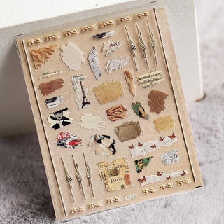 Stick dán móng nail - stick chữ thương hiệu