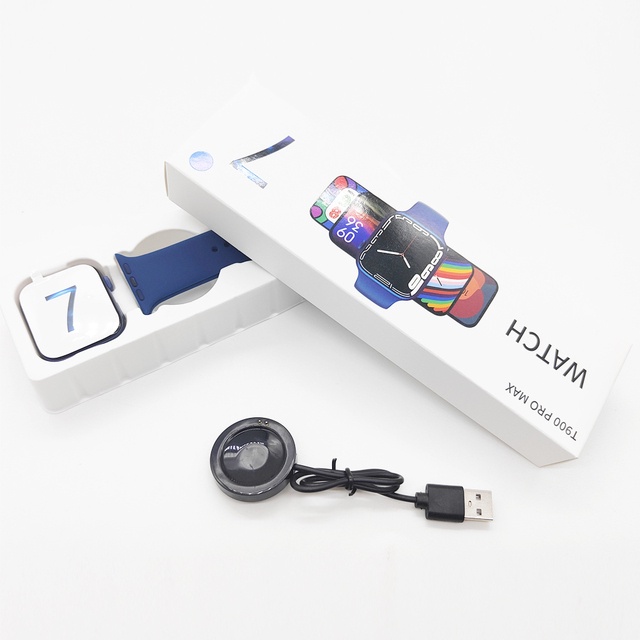 Đồng Hồ Thông Minh T900 Pro Max Chống Thấm Nước 44mm Iwo 13 series 7 Có Hai Nút Bấm