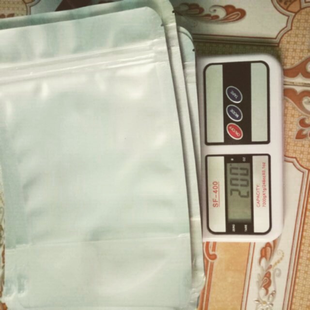 200g túi zip bạc