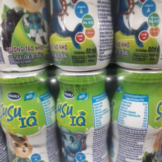 Sữa chua uống Su su hương táo nho 80ml