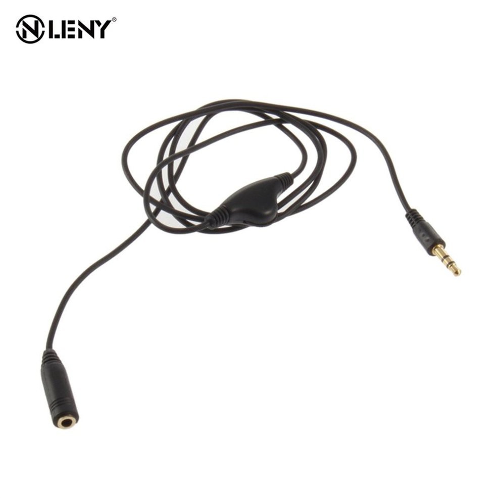 Dây cáp âm thanh nối dài 1m 3.5mm có thể điều chỉnh âm lượng | BigBuy360 - bigbuy360.vn