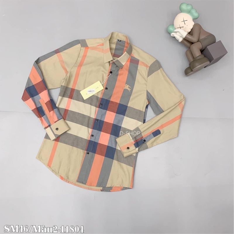 Sơ Mi nam Bubbery kẻ truyền thống