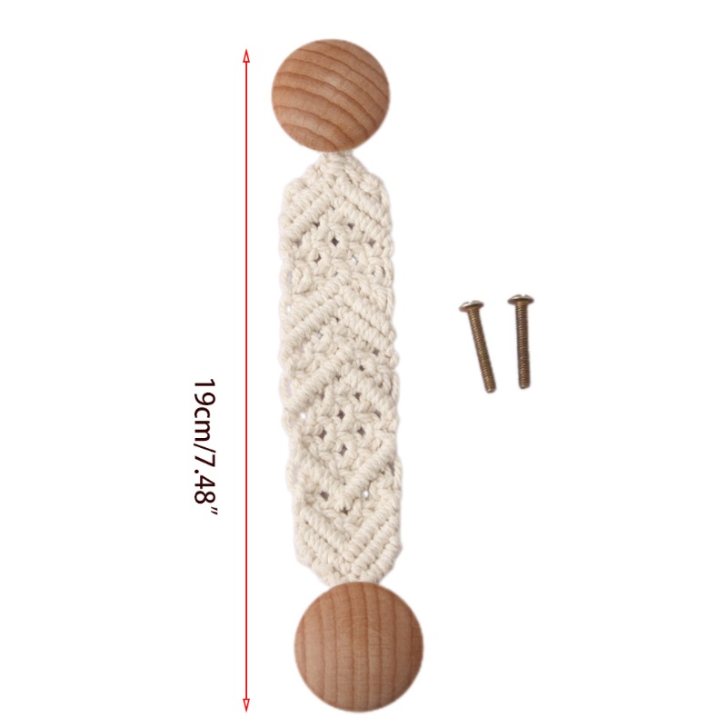 Pcf * Tay Nắm Ngăn Kéo Tủ Bằng Dây cotton Bện Đơn Giản Phù Hợp Với Nhiều Nội Thất