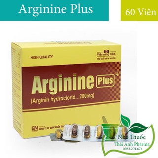 Viên Uống Bổ Gan Arginine Plus 60 Viên