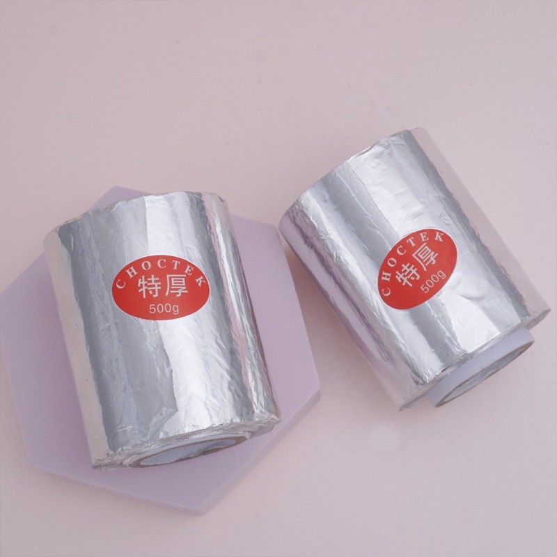 Cuộn giấy bạc ủ phá móng 500gr - Giấy bạc ủ phá gel/bột chuyên dụng