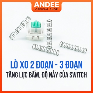 Lò xo 2 đoạn 3 đoạn dùng thay cho switch bàn phím cơ