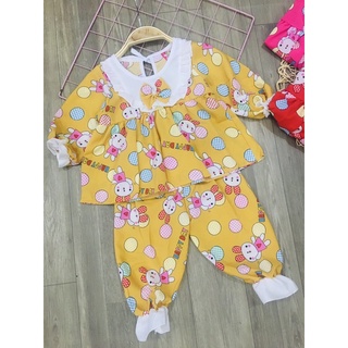 [FREESHIP] ĐỒ BỘ PIJAMA TIỂU THƯ CHO BÉ GÁI CHẤT LỤA HÀN ĐÁNG YÊU (8-25kg)