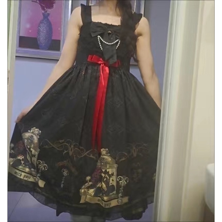 Lolita đen váy JSK đen
