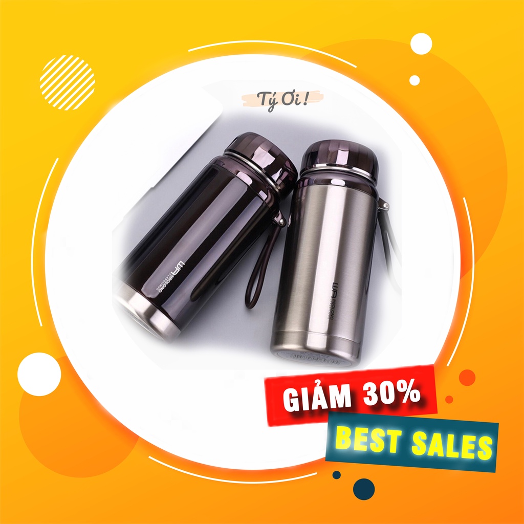 Bình Giữ Nhiệt 1200ml Inox Cao Cấp Nắp Kim Cương Siêu Bền Siêu Sang Chảnh