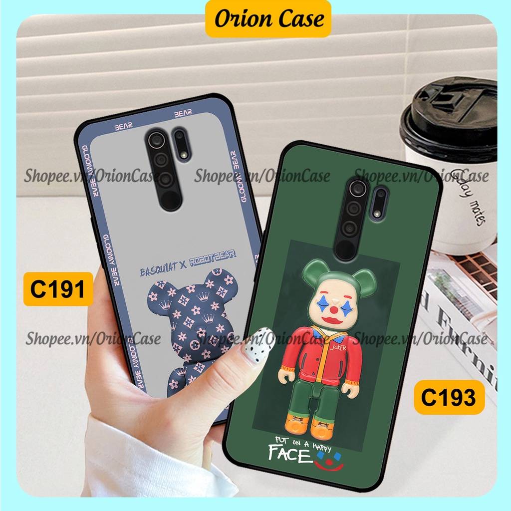 Ốp lưng Xiaomi Redmi 9 in hình bearbrick 3D thời trang, cá tính. ốp chống sốc, bền đẹp
