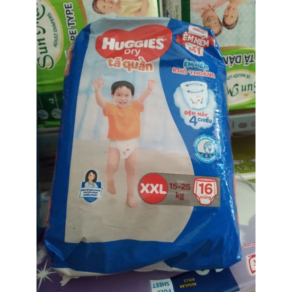 (Sale)Tả quần Huggies cho bé S M L Xl XXL