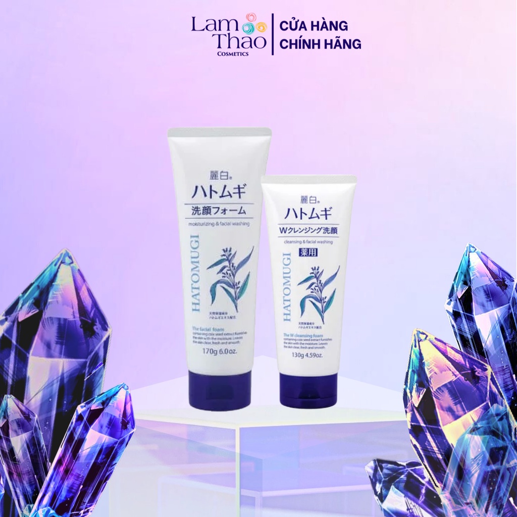 Sữa Rửa Mặt Chiết Xuất Ý Dĩ Hatomugi Facial Washing ( Mẫu Mới)