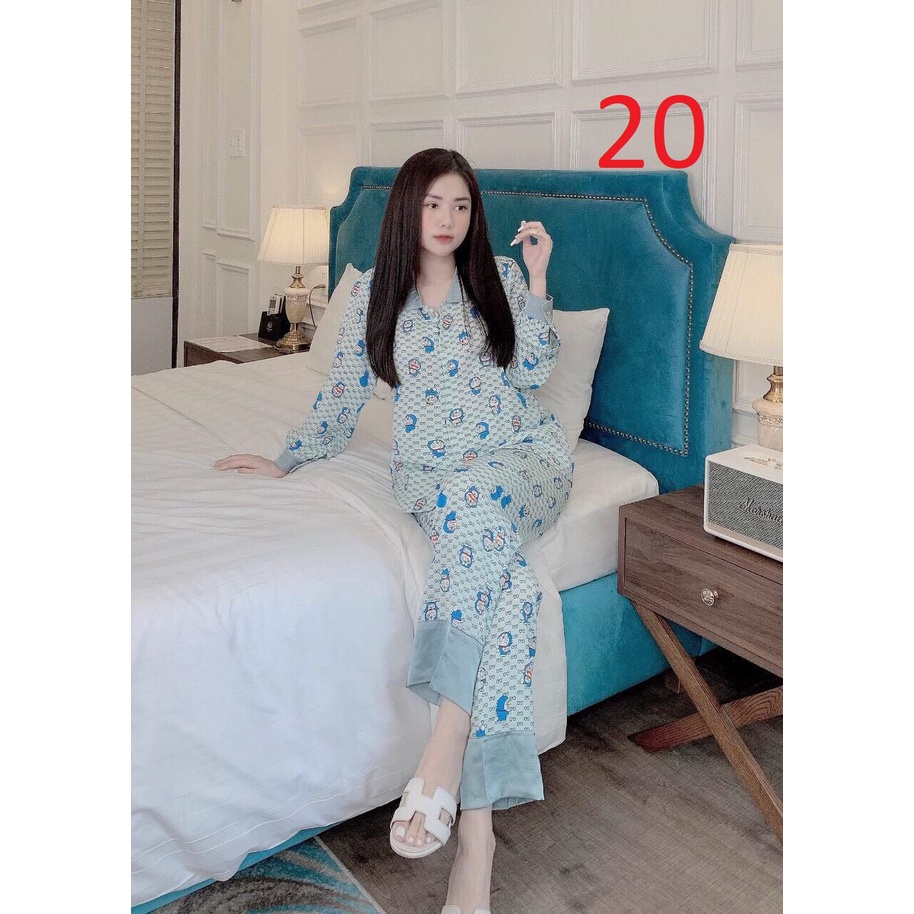 Bộ đồ ngủ lụa dài tay | BigBuy360 - bigbuy360.vn