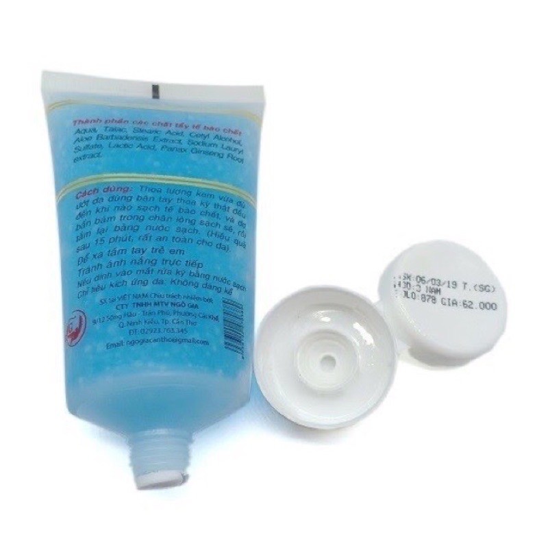 Kem Làm Sạch Tế Bào Chết , sáng da cho mặt và toàn thân Bạch Sâm Z1 75ml