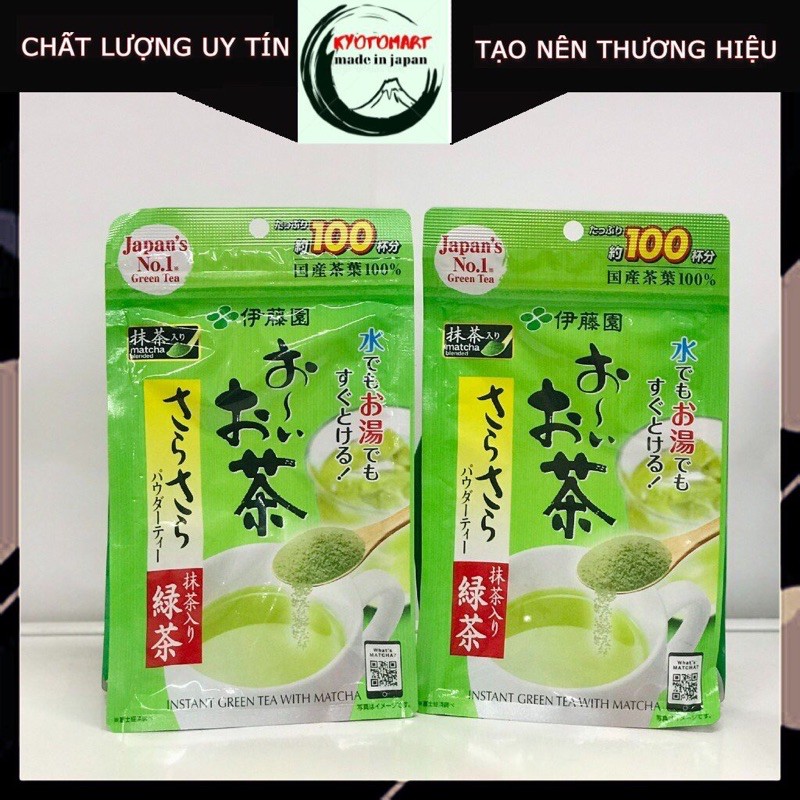 Bột trà xanh nguyên chất Itoen Nhật 80g