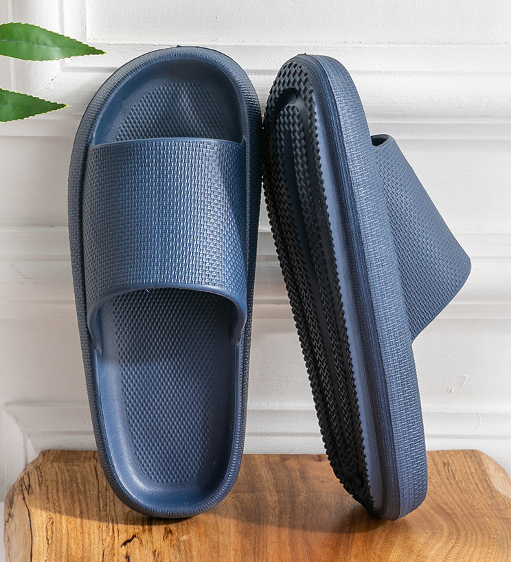 Summer Men Women Universal Quick-drying Thickened Non-slip Sandals Thick Sole House Slippers Bathroom Footwear Beach Sandal Slipper