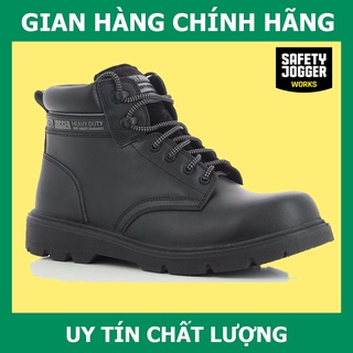 Giày bảo hộ safety jogger x1100n da thật, chống va đập mạnh, chống đâm xuyên