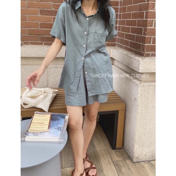 7126- SET ÁO SƠ MI KÈM SHORT