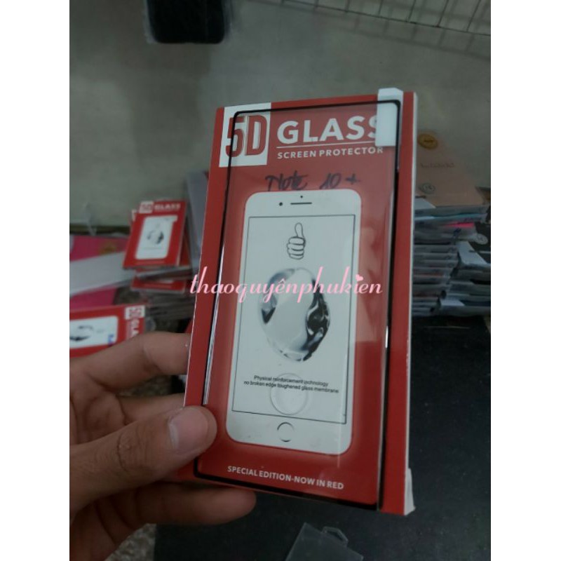 kính cường lực 5D xịn cho Galaxy note 10 pro/note 10 plus Full keo màn hình hiệu Glass