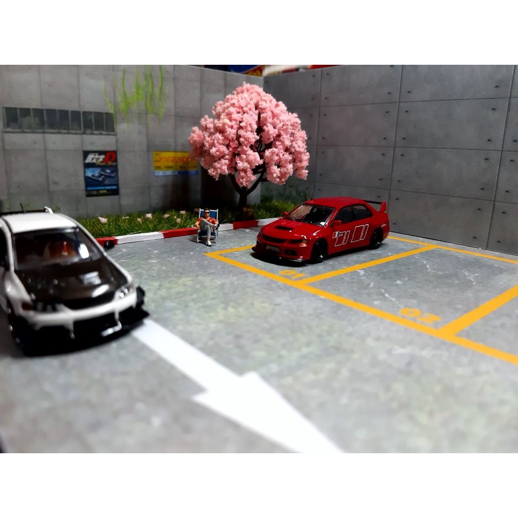 Diorama 1/64 - Parking  - Bãi Đỗ Xe Công Viên