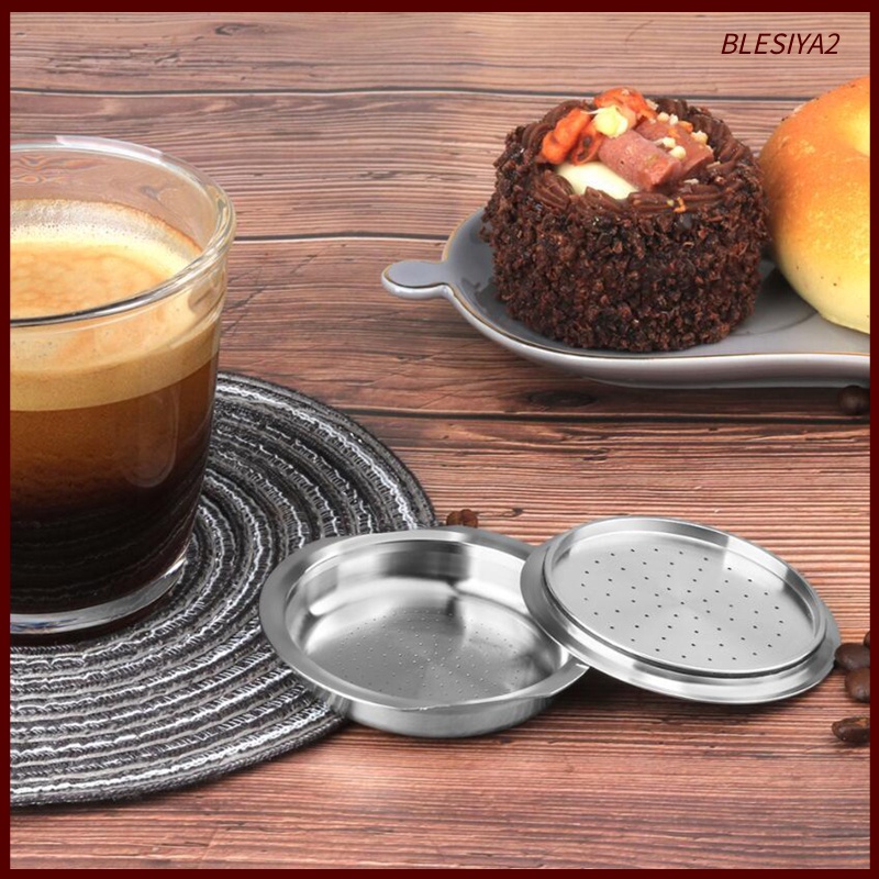 [BLESIYA2]Stainless Coffee Capsule Caps for Senseo Coffee Machine Coffee Filter Tools