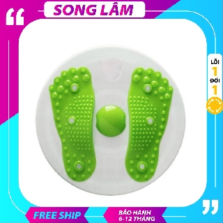 Bàn xoay eo massage hình bàn chân, bàn xoay eo bấm huyệt cao cấp