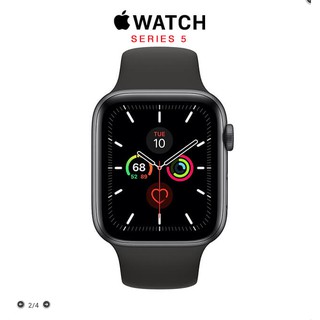 Đồng Hồ Apple Watch Series 5 (GPS) 44mm Space Gray Aluminum / Black Sport Band MWVF2